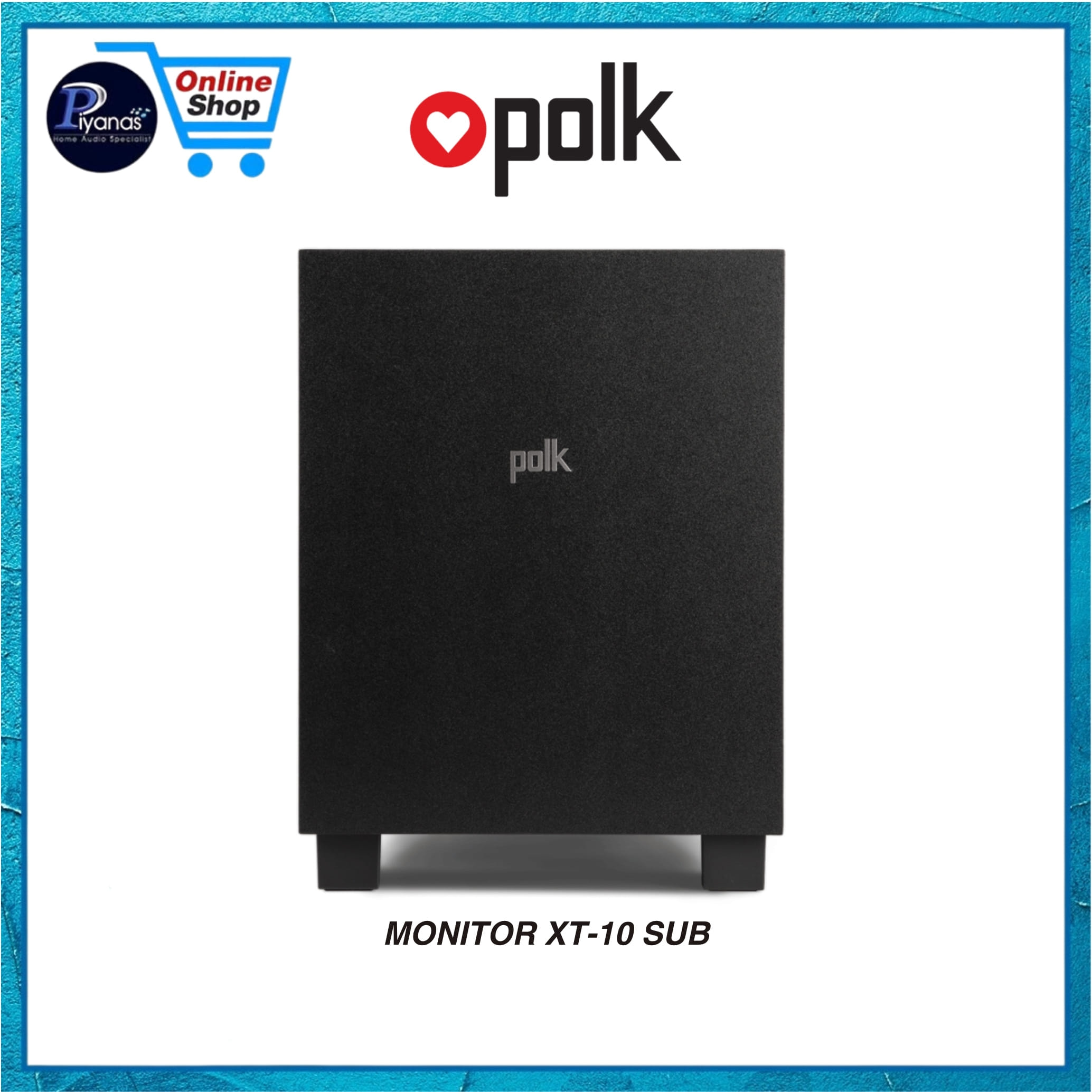 ซับวูฟเฟอร์ POLK AUDIO : MONITOR XT-10 SUB (BLACK)_2